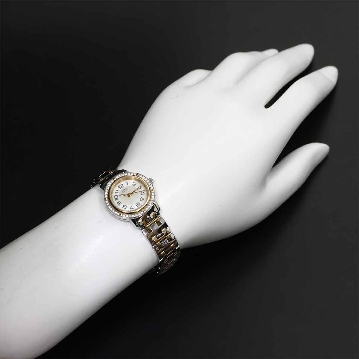 Clipper Nacre CP1.222 Diamond White Shell Dial Ladies Watch
