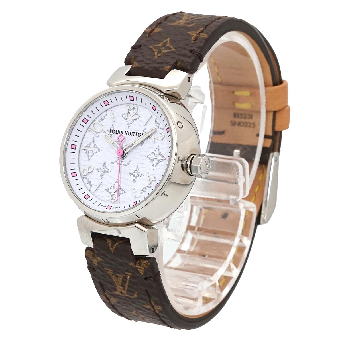 Tambour PM Monogram QA115 Quartz Ladies Watch