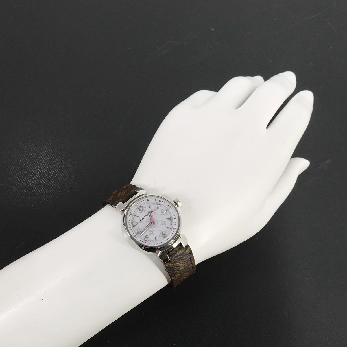 Tambour PM Monogram QA115 Quartz Ladies Watch