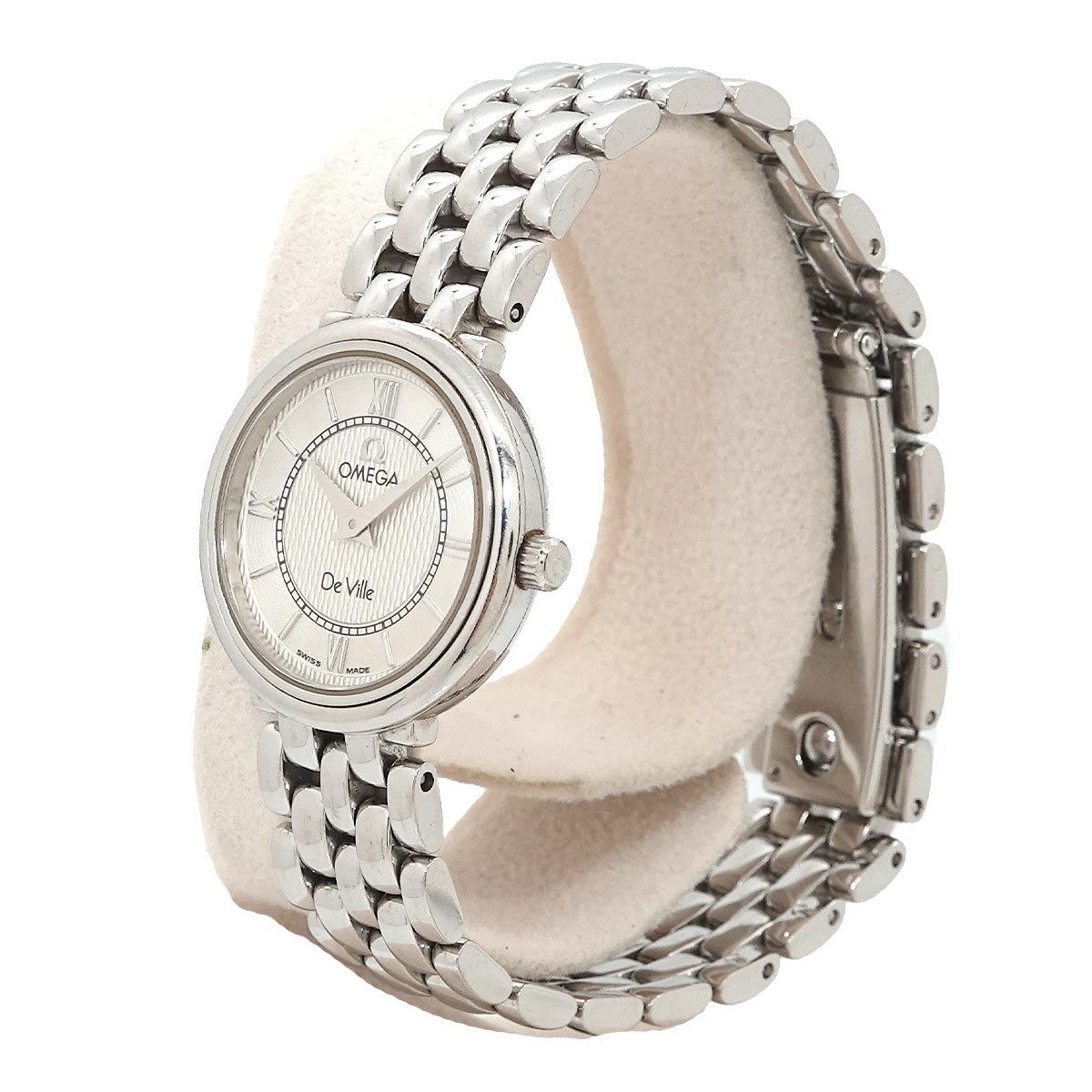De Ville Prestige 7574 31 Quartz Silver Dial Ladies Watch