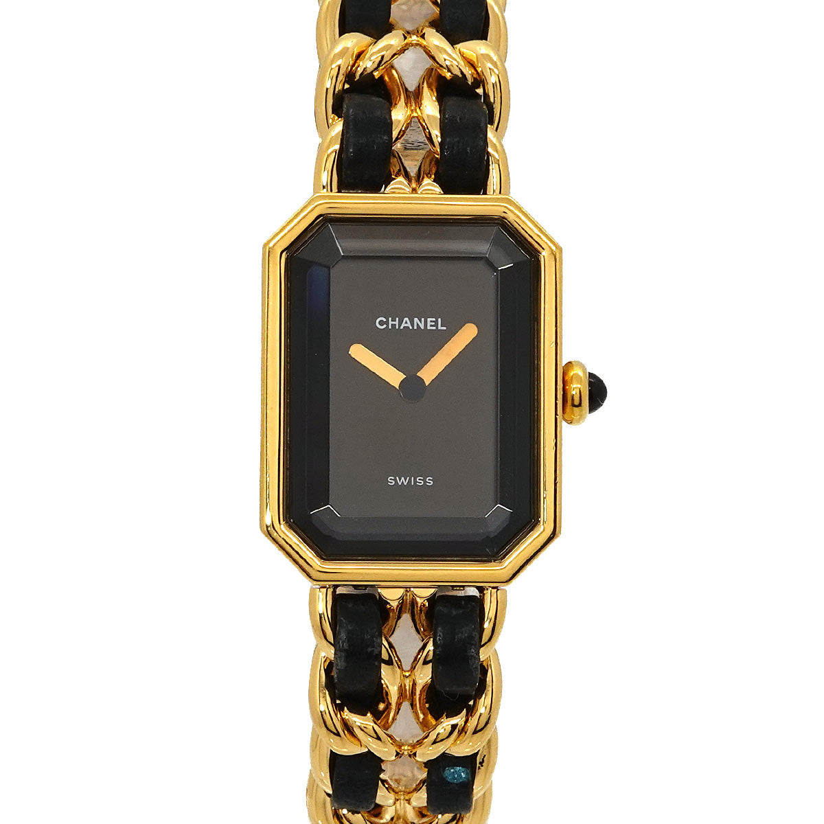 Premiere Size M H0001 Vintage Quartz Black Dial Ladies Watch