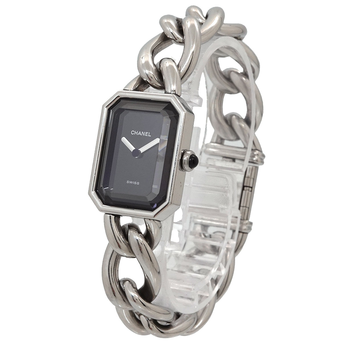Premiere L Size H0452 Quartz Black Dial Ladies Watch