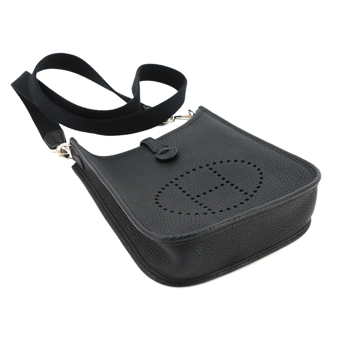 Evelyne Amazone TPM Shoulder Bag Taurillon Clemence Black