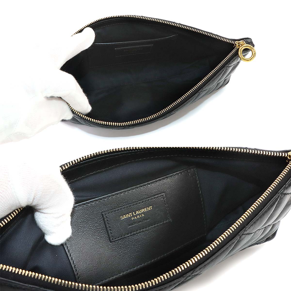 Icare Maxi Shopping Tote Bag Leather Black 698651
