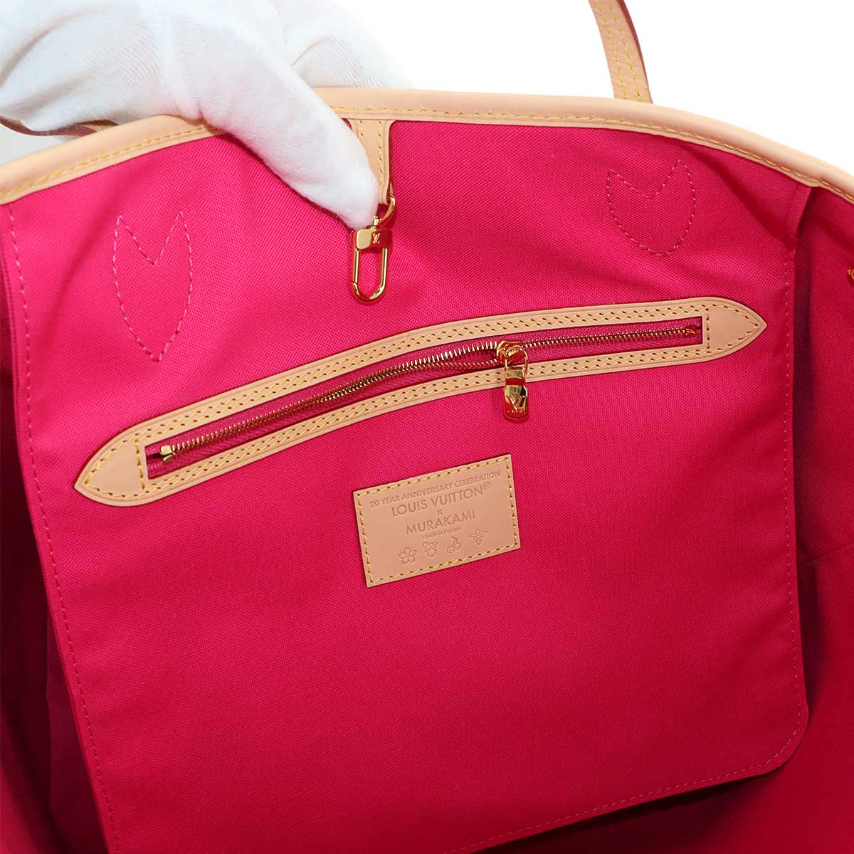 Monogram LVxYK Painted Dots Neverfull MM Tote Bag M46381