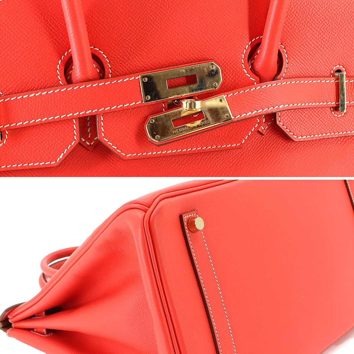Candy Birkin 35 Veau Epsom Rose Jaipur Gold Hand Bag Purse