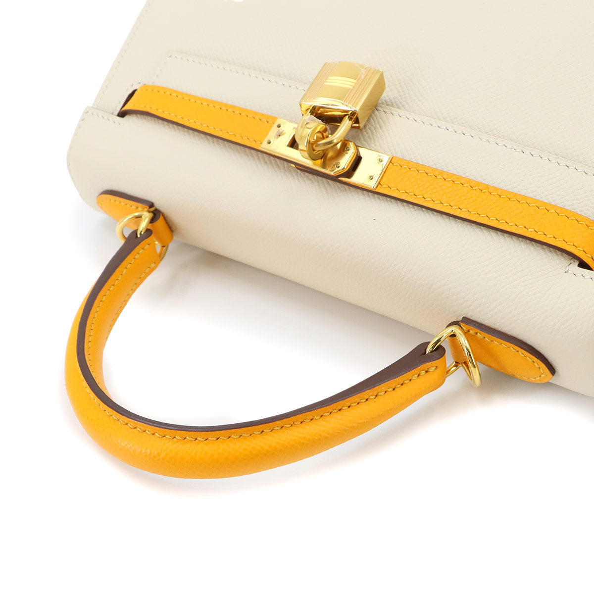 Kelly 25 2way Hand Shoulder Bag Veau Epsom Nata
