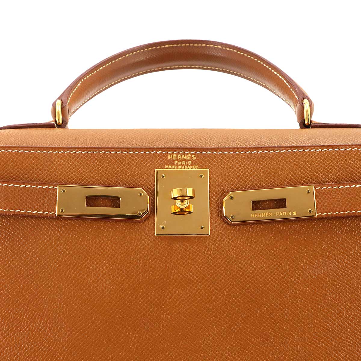 Kelly 28 Couchevel Epsom Gold 2way Hand Shoulder Bag Purse