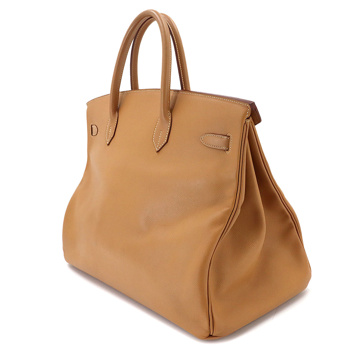 Birkin 40 Hand Bag Couchevel Epsom Natural Purse