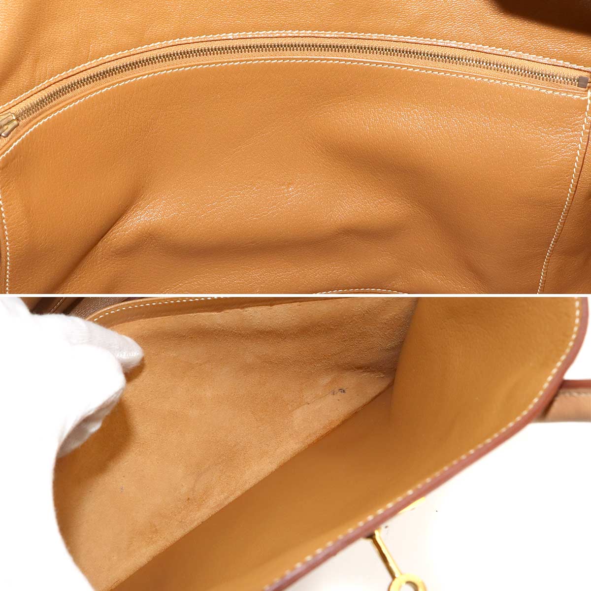 Birkin 40 Hand Bag Couchevel Epsom Natural Purse