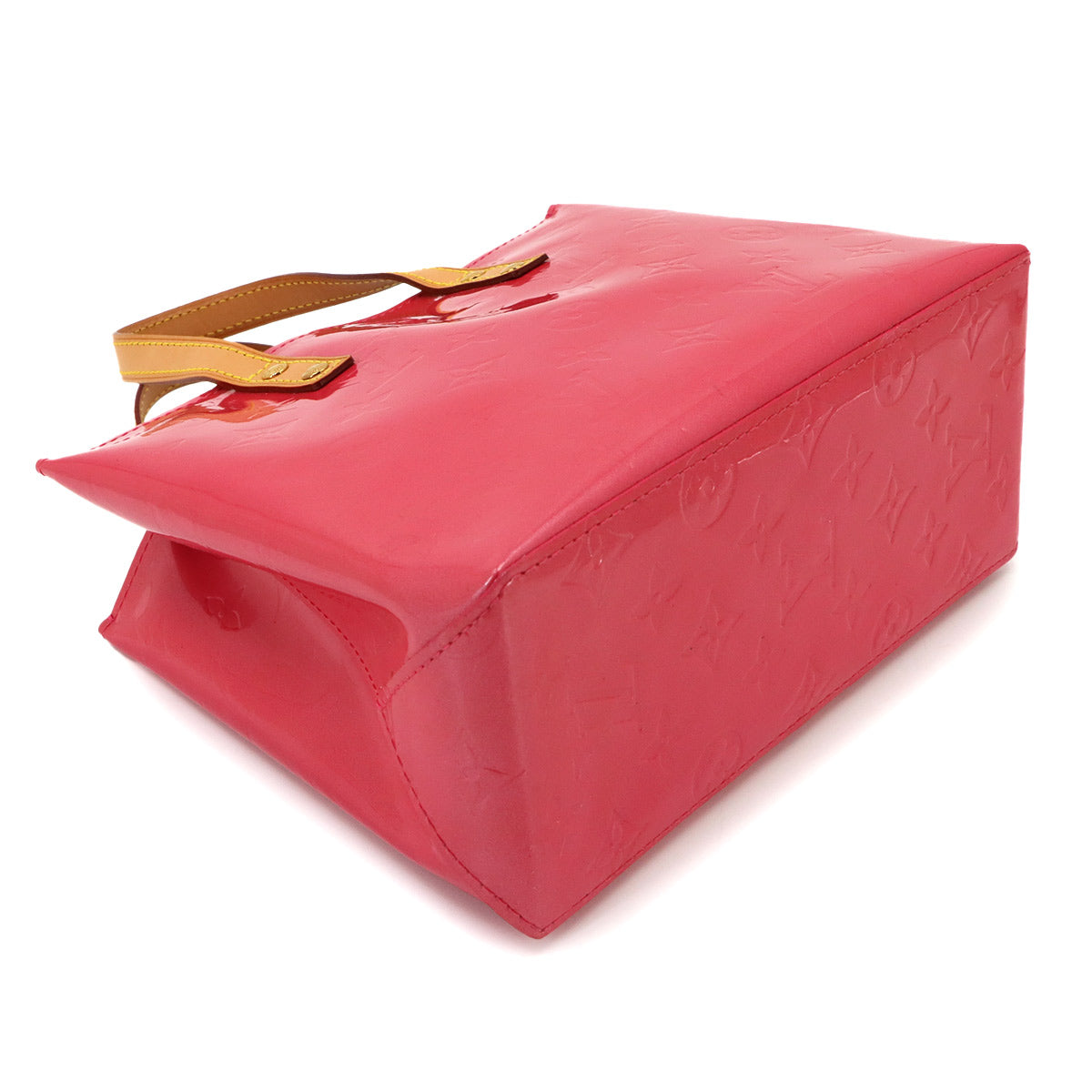 Monogram Vernis Reade PM Hand Bag Framboise M9132F