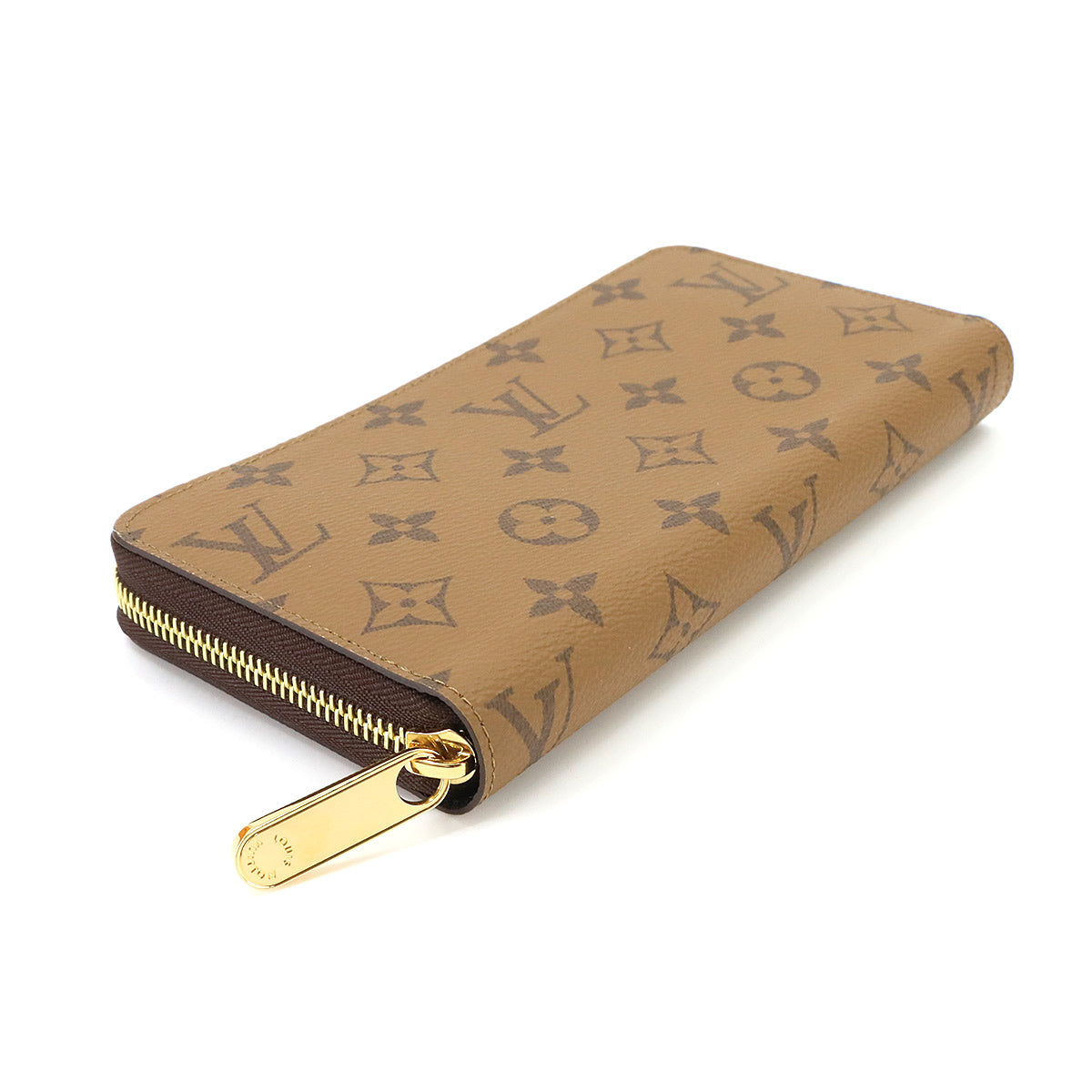 Monogram Reverse Zippy Wallet Brown M82444 Purse