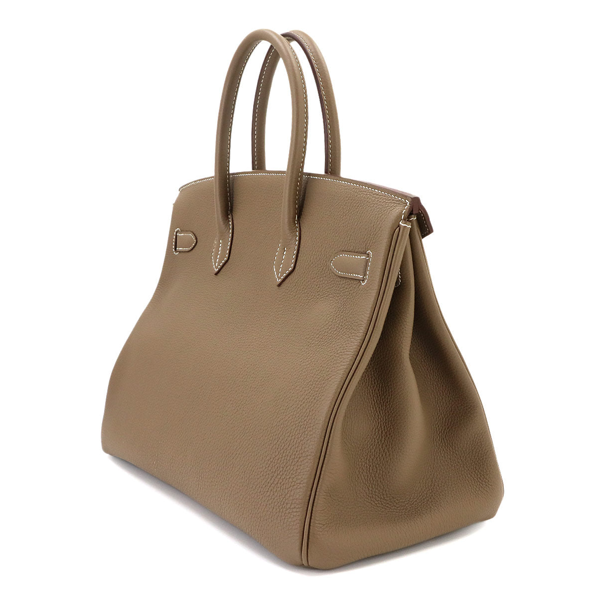Birkin 35 Togo Etoupe Hand Bag Purse Beige