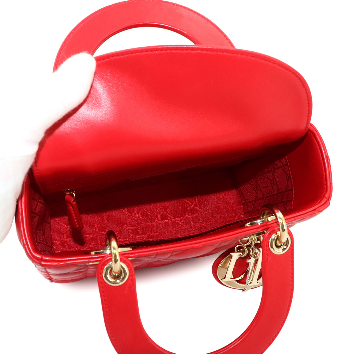 Lady Dior My ABCDior Small Hand Shoulder Bag Leather