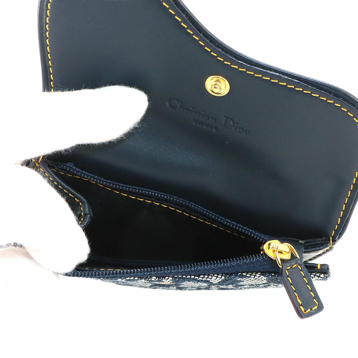 Trotter Saddle Coin Purse Canvas Blue