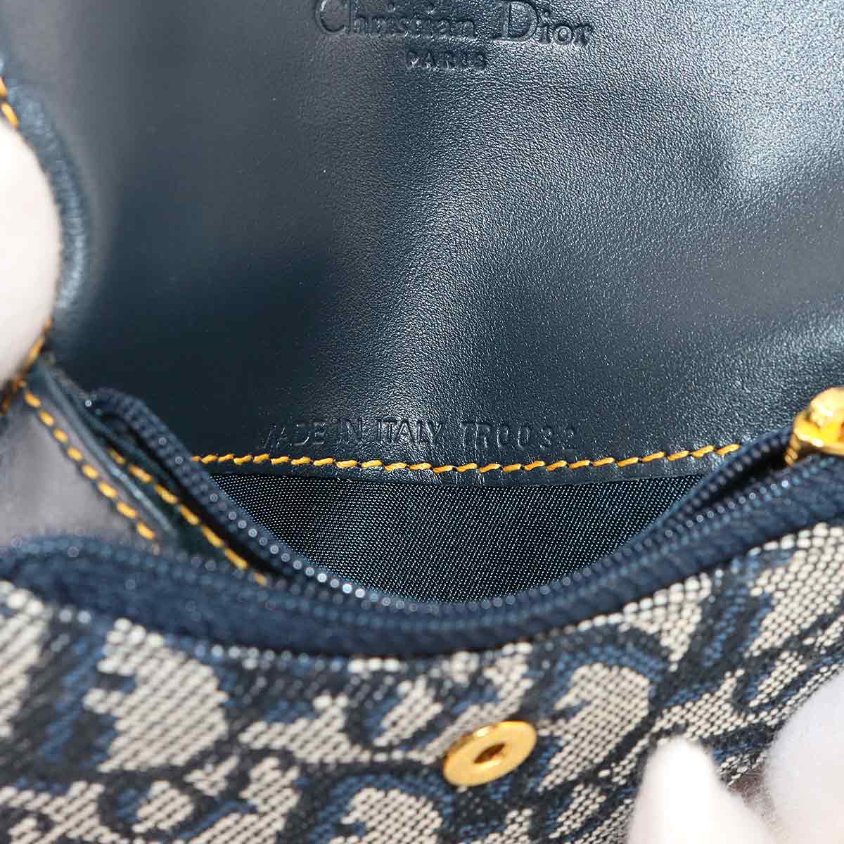Trotter Saddle Coin Purse Canvas Blue