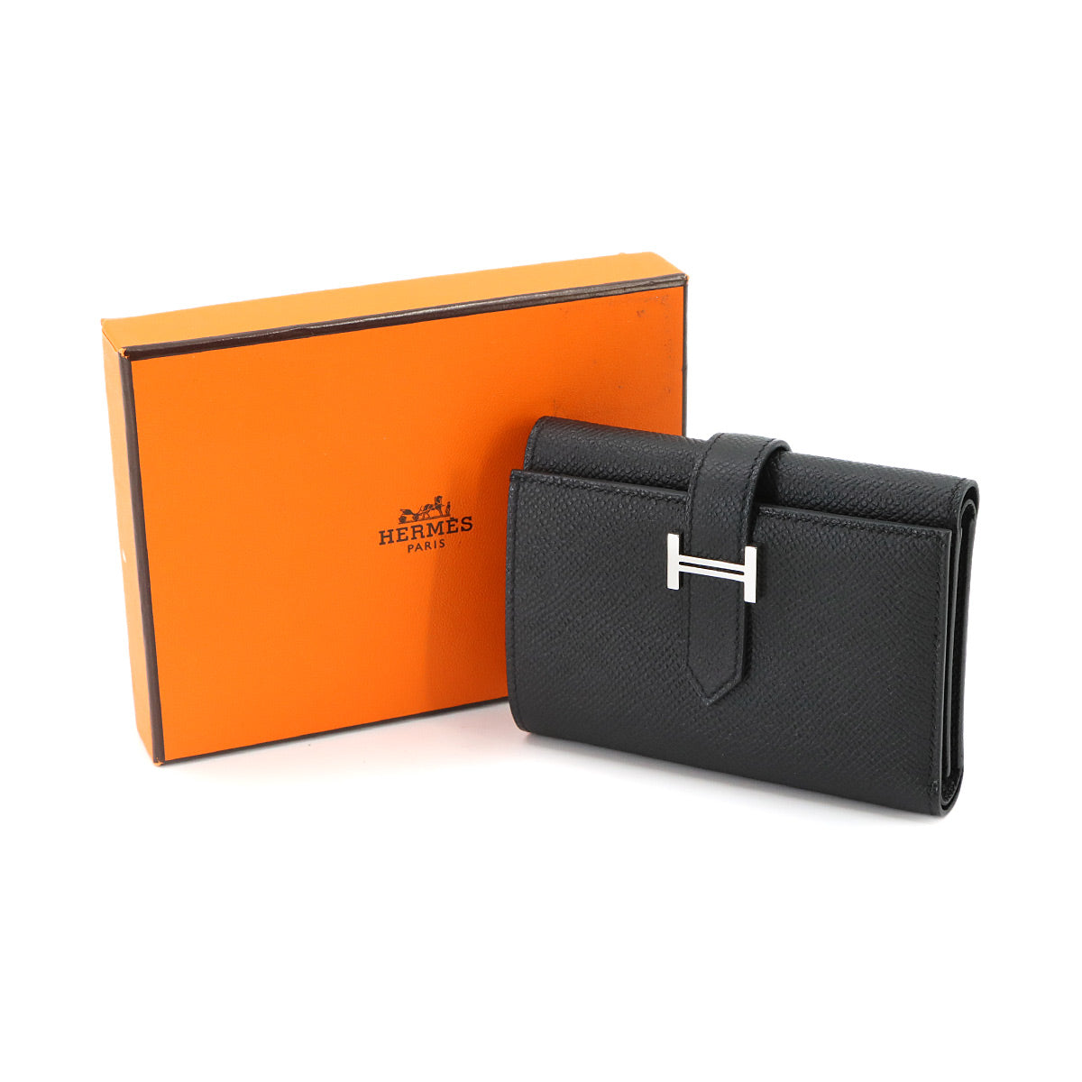 Bearn Combine Compact Wallet Epsom Black Purse