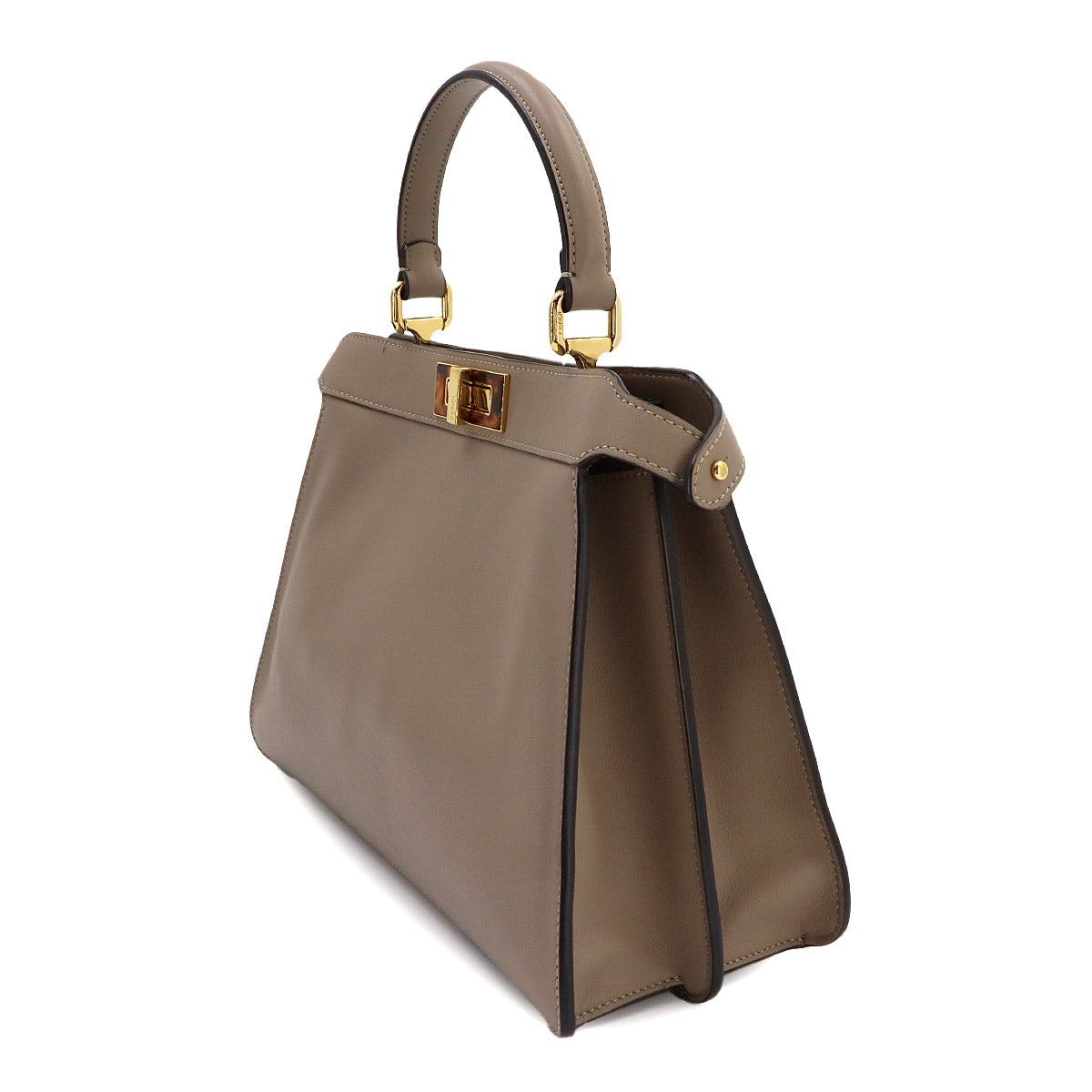 Peekaboo Iseeu Medium Hand Shoulder Bag Leather Beige 8BN321