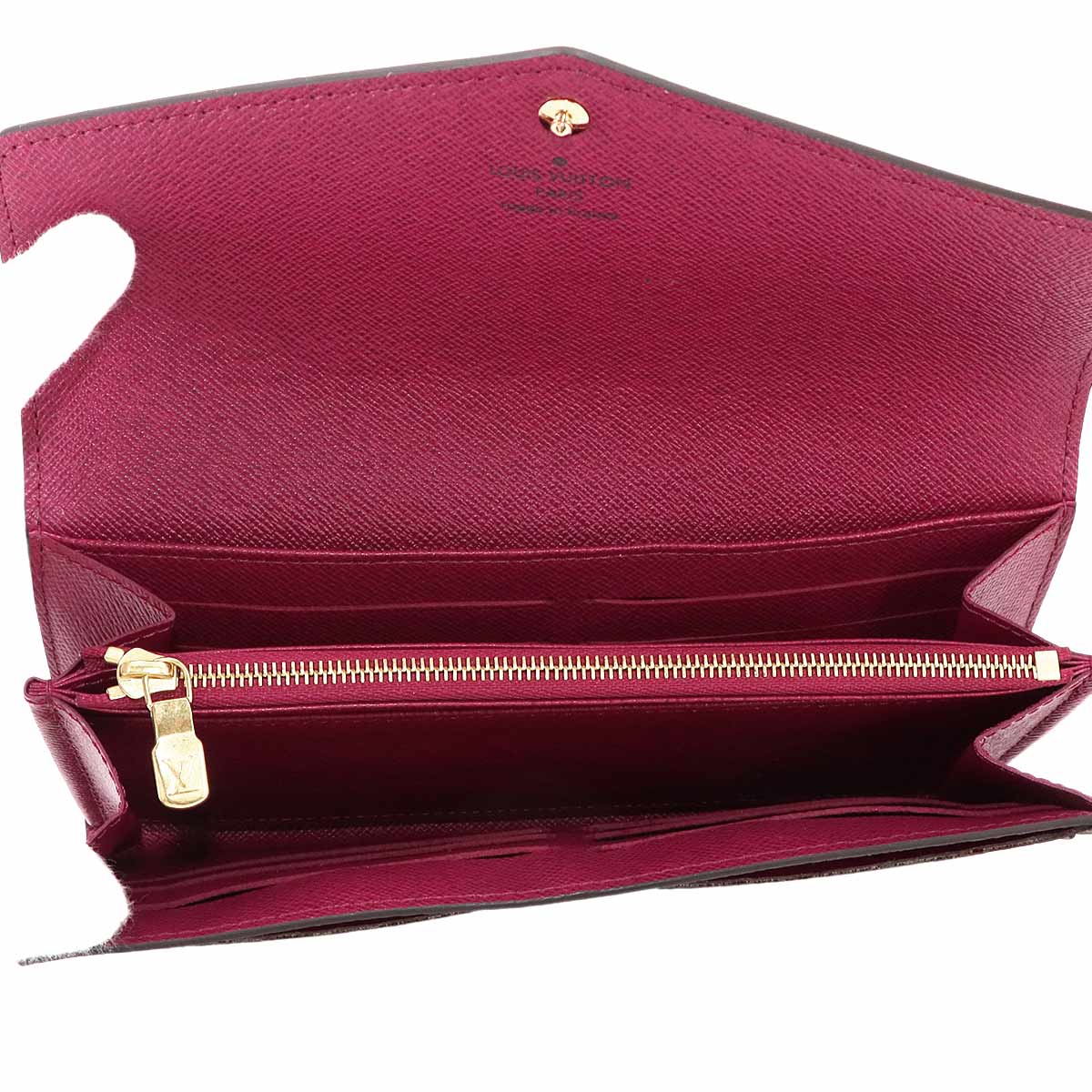 Monogram Sarah Wallet Brown Fuschia M62234 Purse