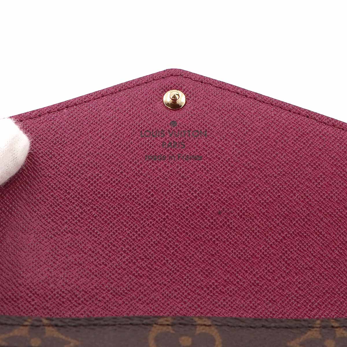 Monogram Sarah Wallet Brown Fuschia M62234 Purse