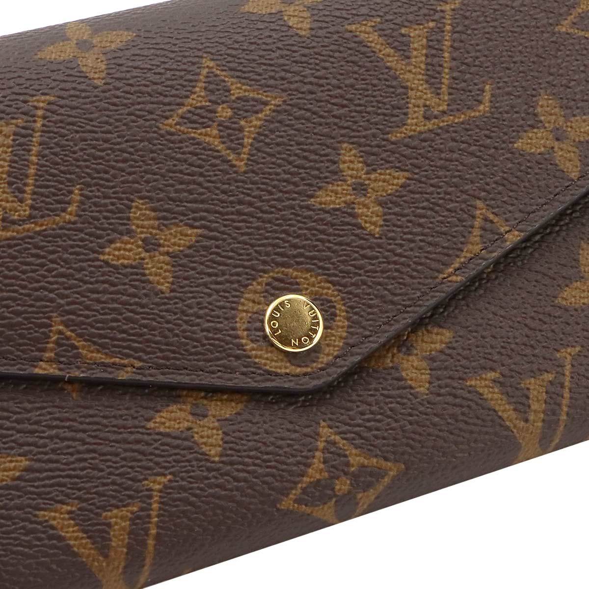 Monogram Sarah Wallet Brown Fuschia M62234 Purse