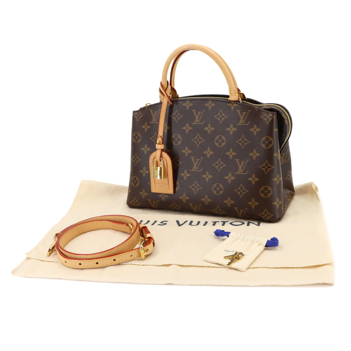 Monogram Petit Palais PM Hand Shoulder Bag Brown M45900