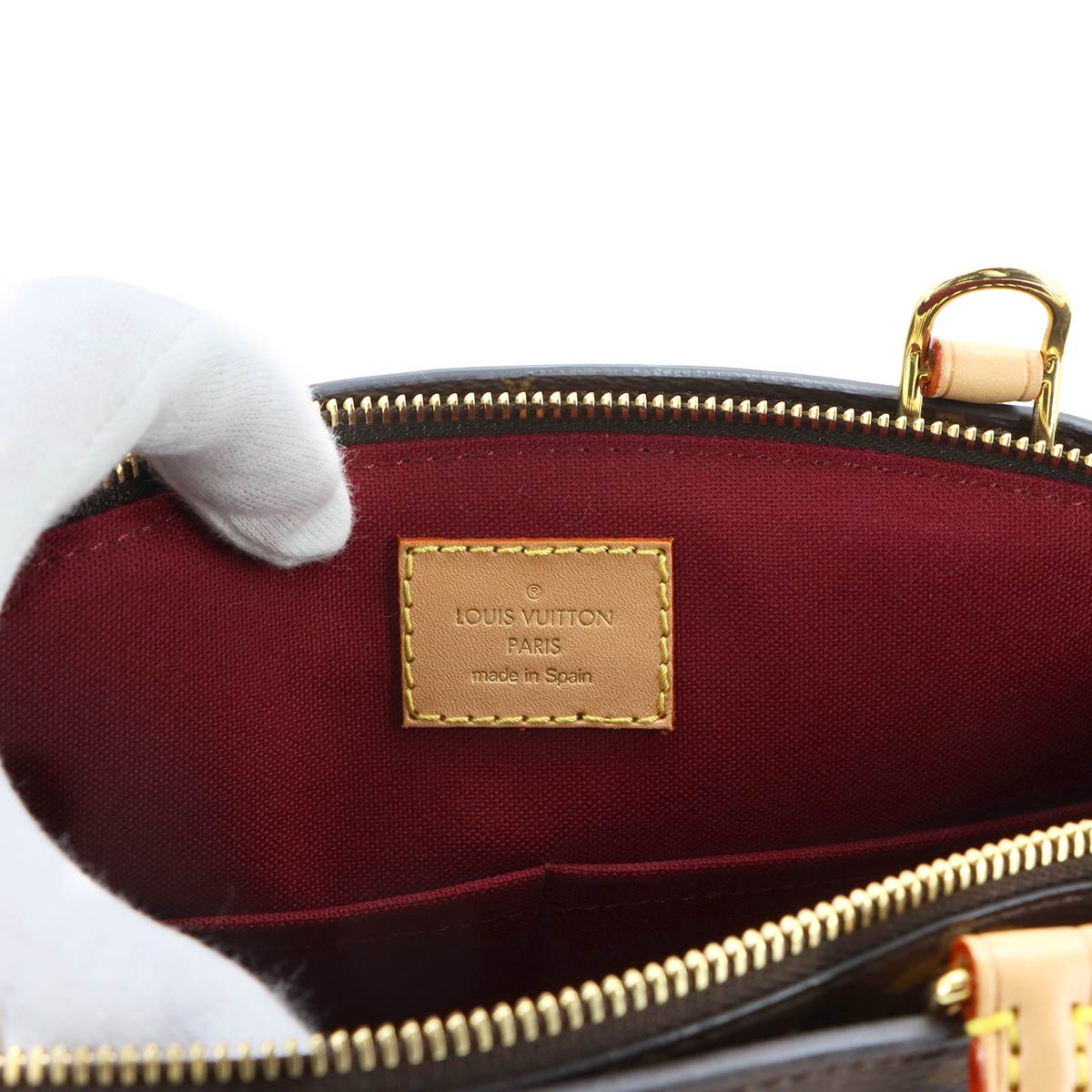 Monogram Petit Palais PM Hand Shoulder Bag Brown M45900
