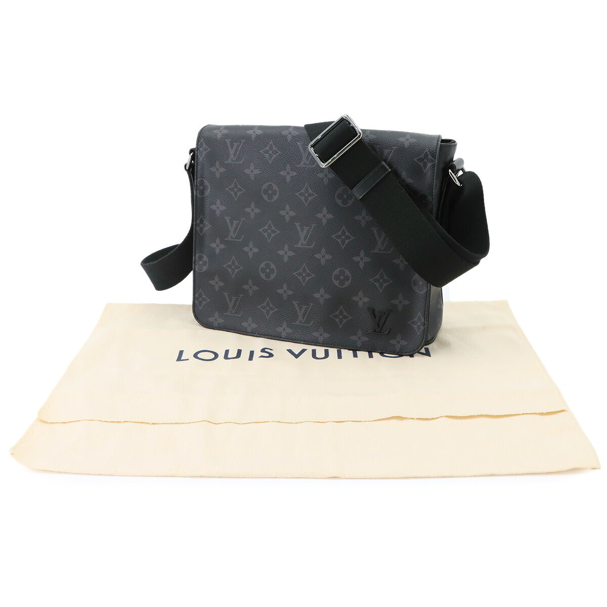 Monogram Eclipse District PM NM Shoulder Bag M44000