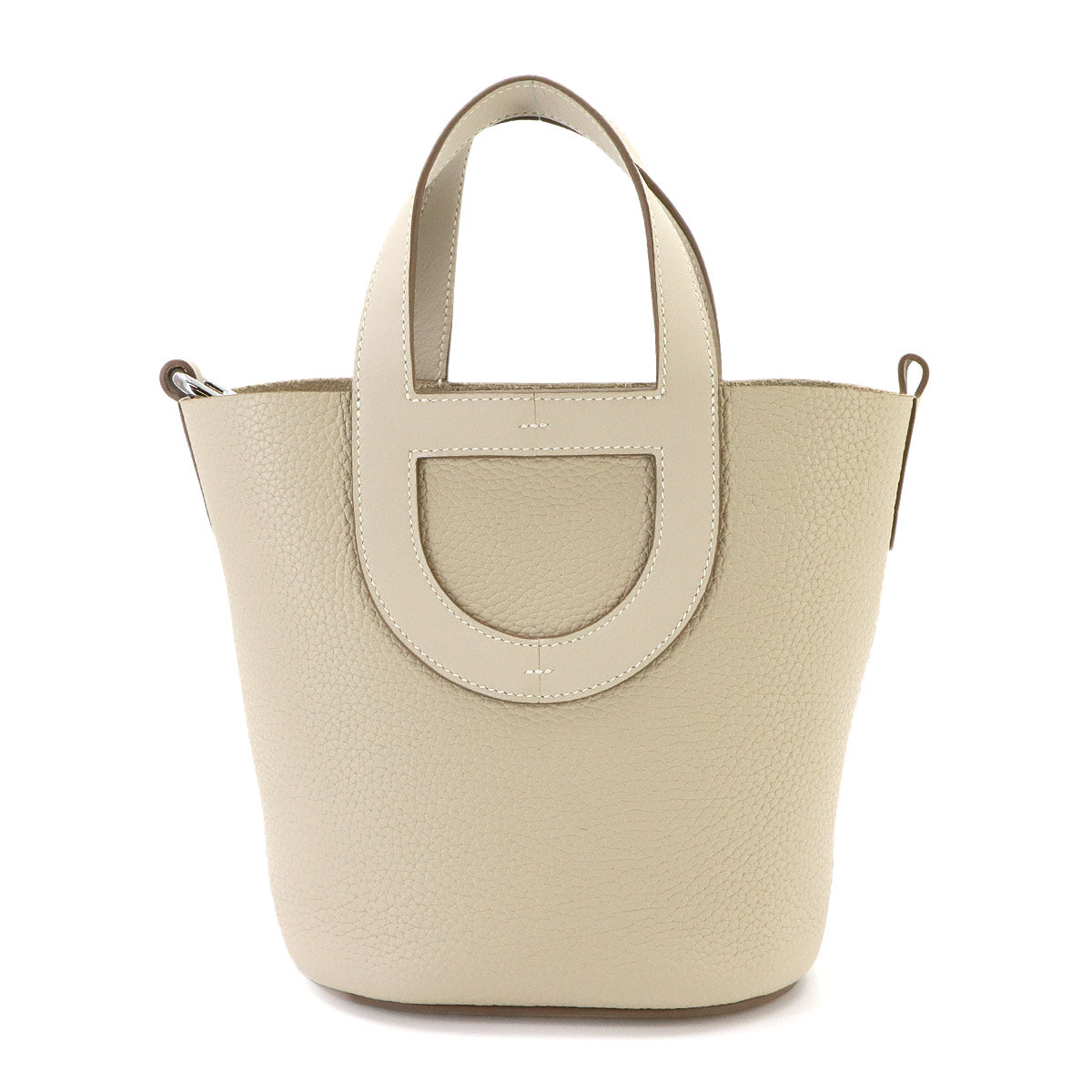 In the Loop 18 Hand Bag Taurillon Clemence Swift Craie