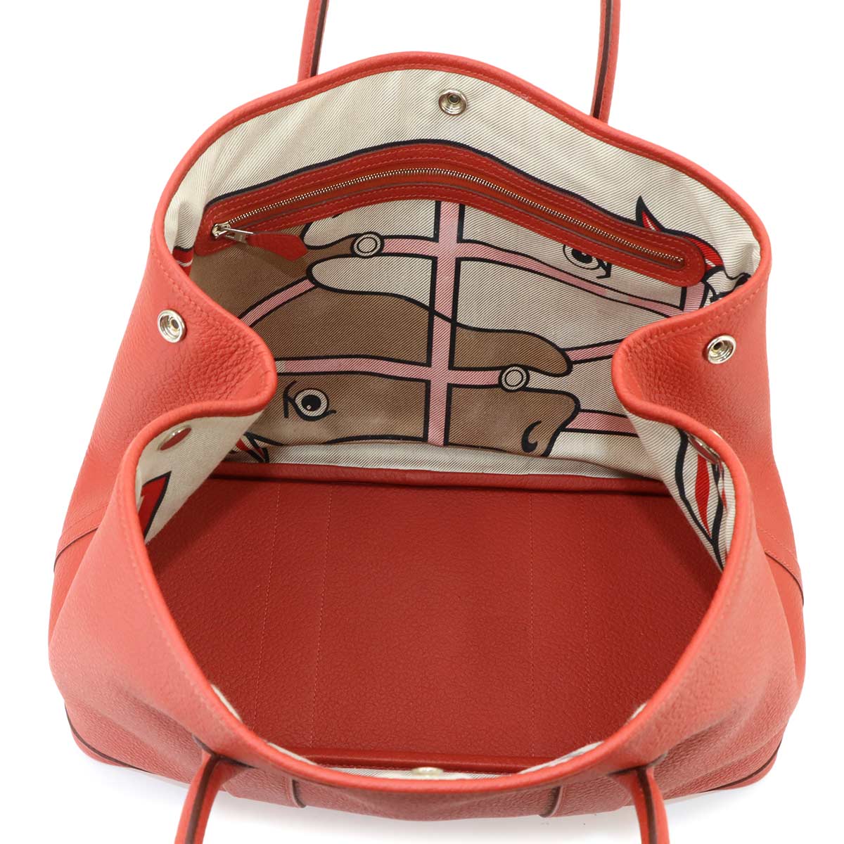 Garden Party PM Steeple Tote Bag Country Rouge Duchesse QUADRIGE