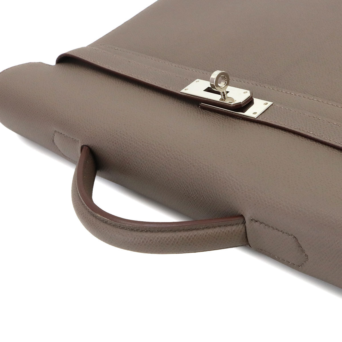 Kelly Depeche 36 Briefcase Business Bag Epsom Etain 90347035