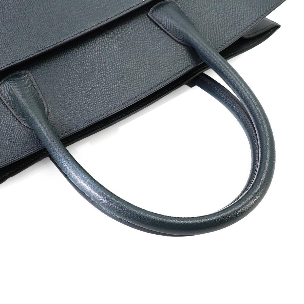 White Bus GM Tote Bag Coushevel Epsom Navy Purse