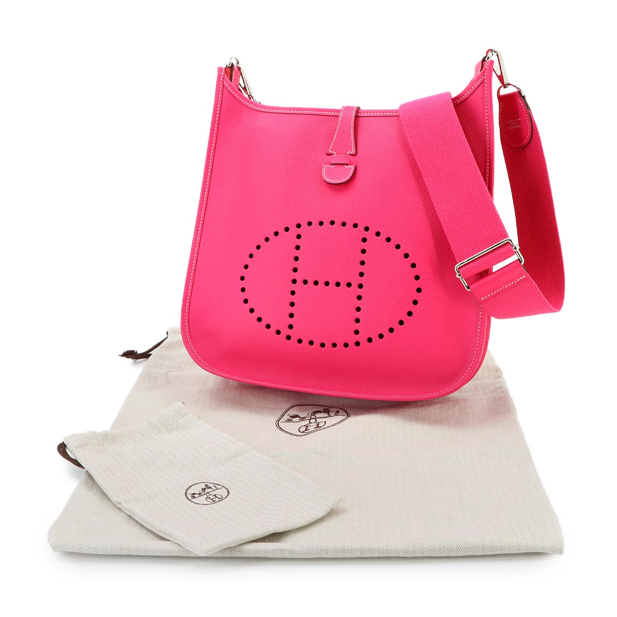Everlyne 3 PM Shoulder Bag Epsom Rose Tyrien Purse