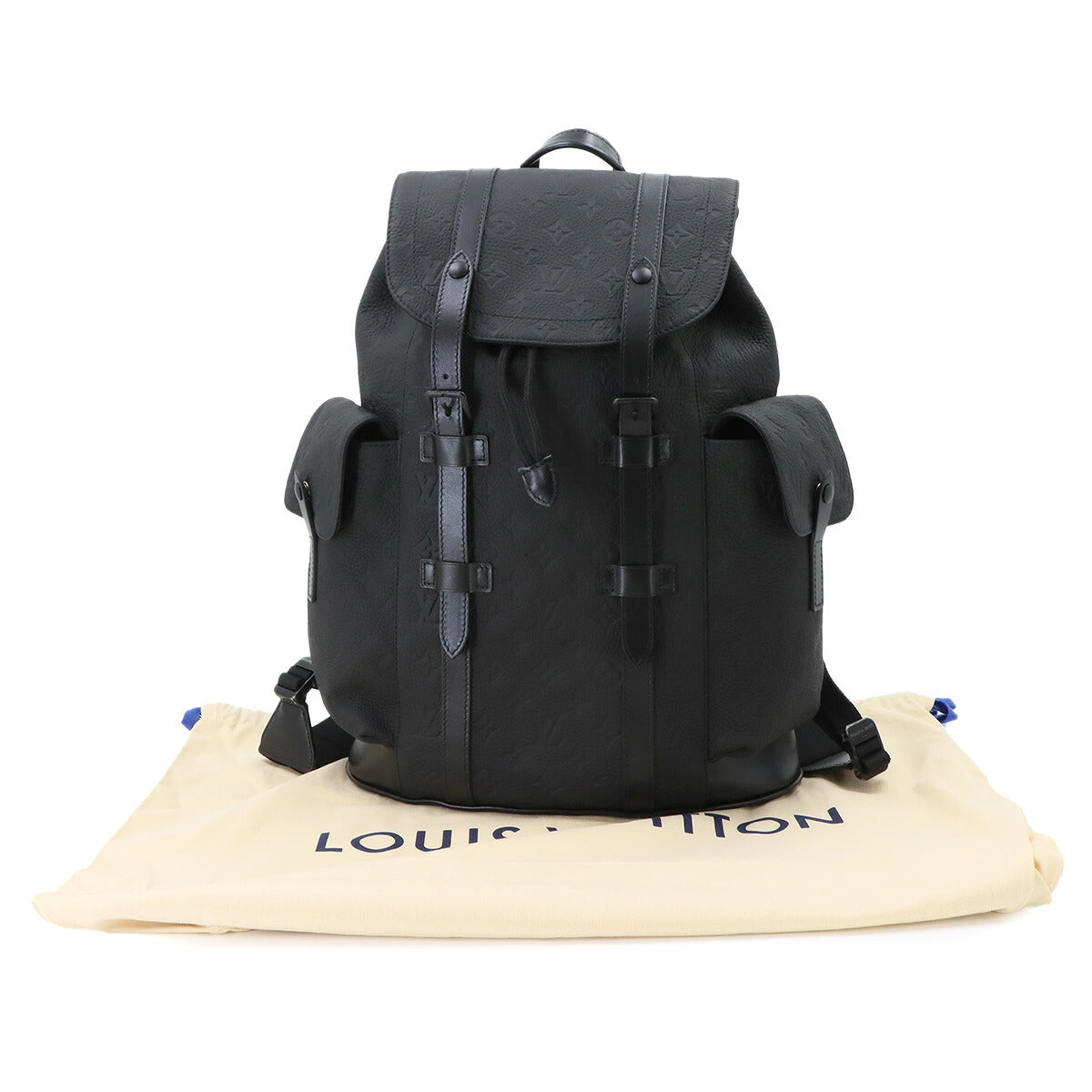 Taurillon Monogram Christopher MM Backpack Leather M55699