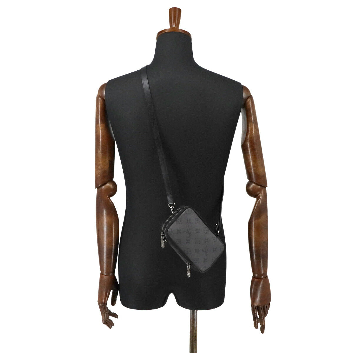 Monogram Eclipse Double Phone Pouch Shoulder Bag M69534