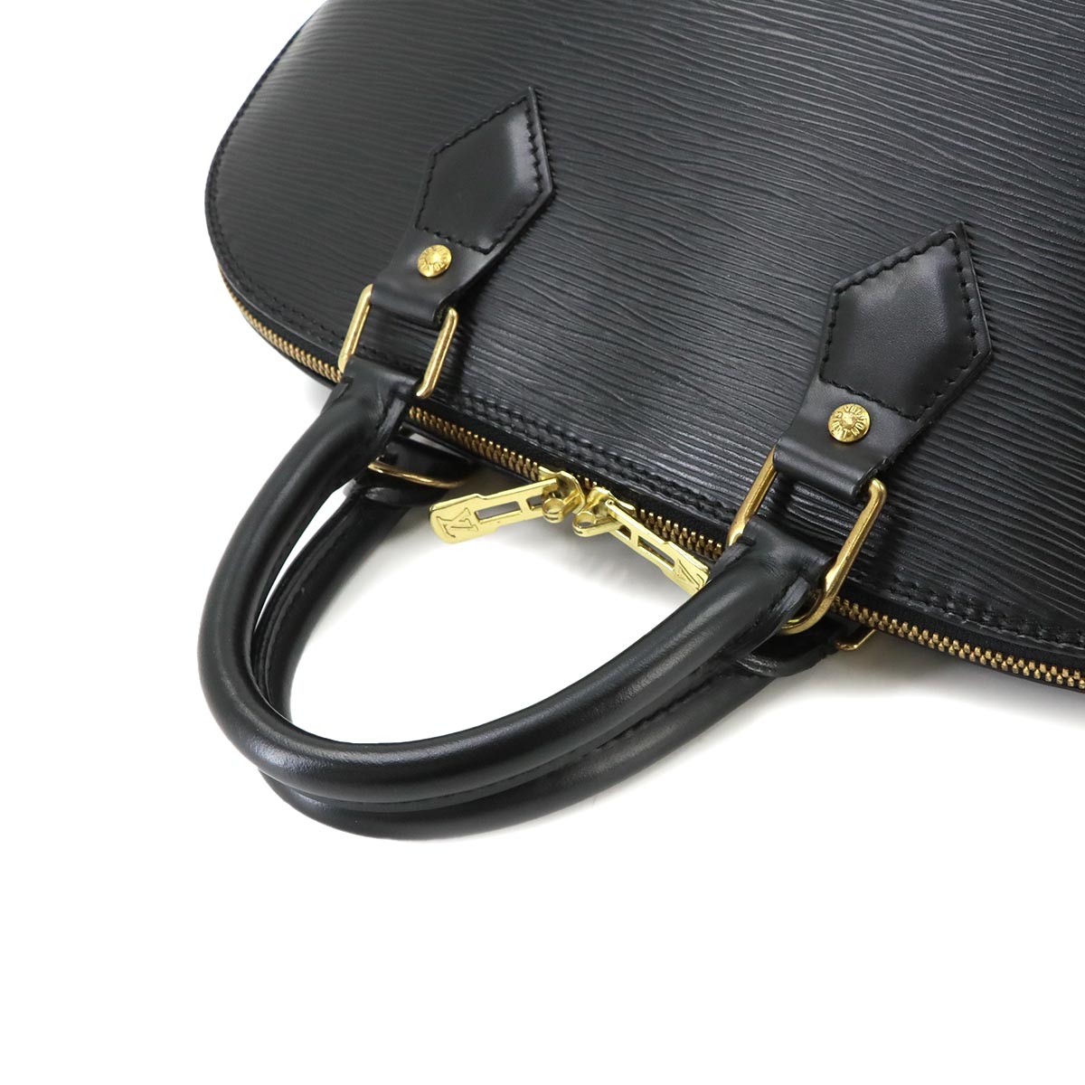 Epi Alma PM Hand Bag Leather Noir Black M52142 Purse
