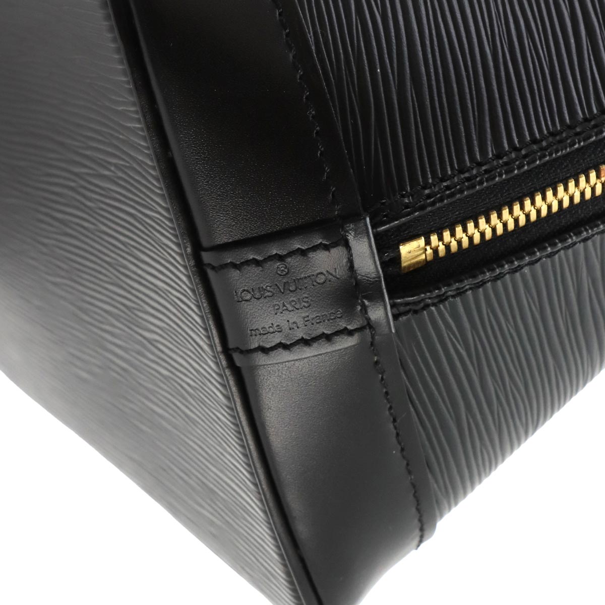 Epi Alma PM Hand Bag Leather Noir Black M52142 Purse