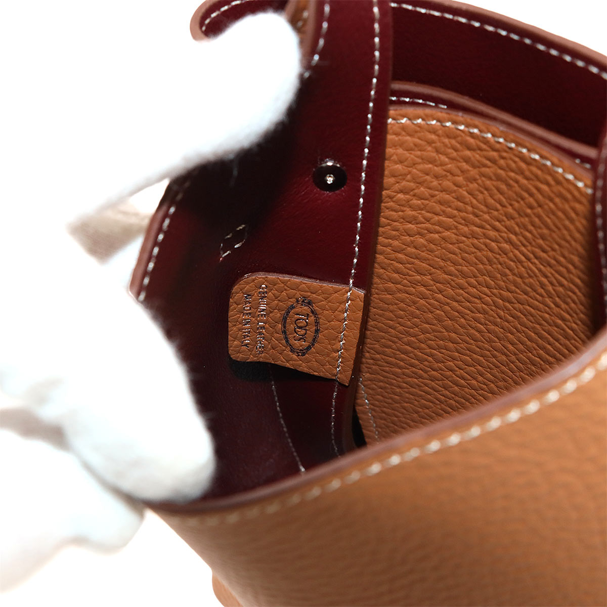 Timeless Micro 2way Hand Shoulder Bag Leather Brown