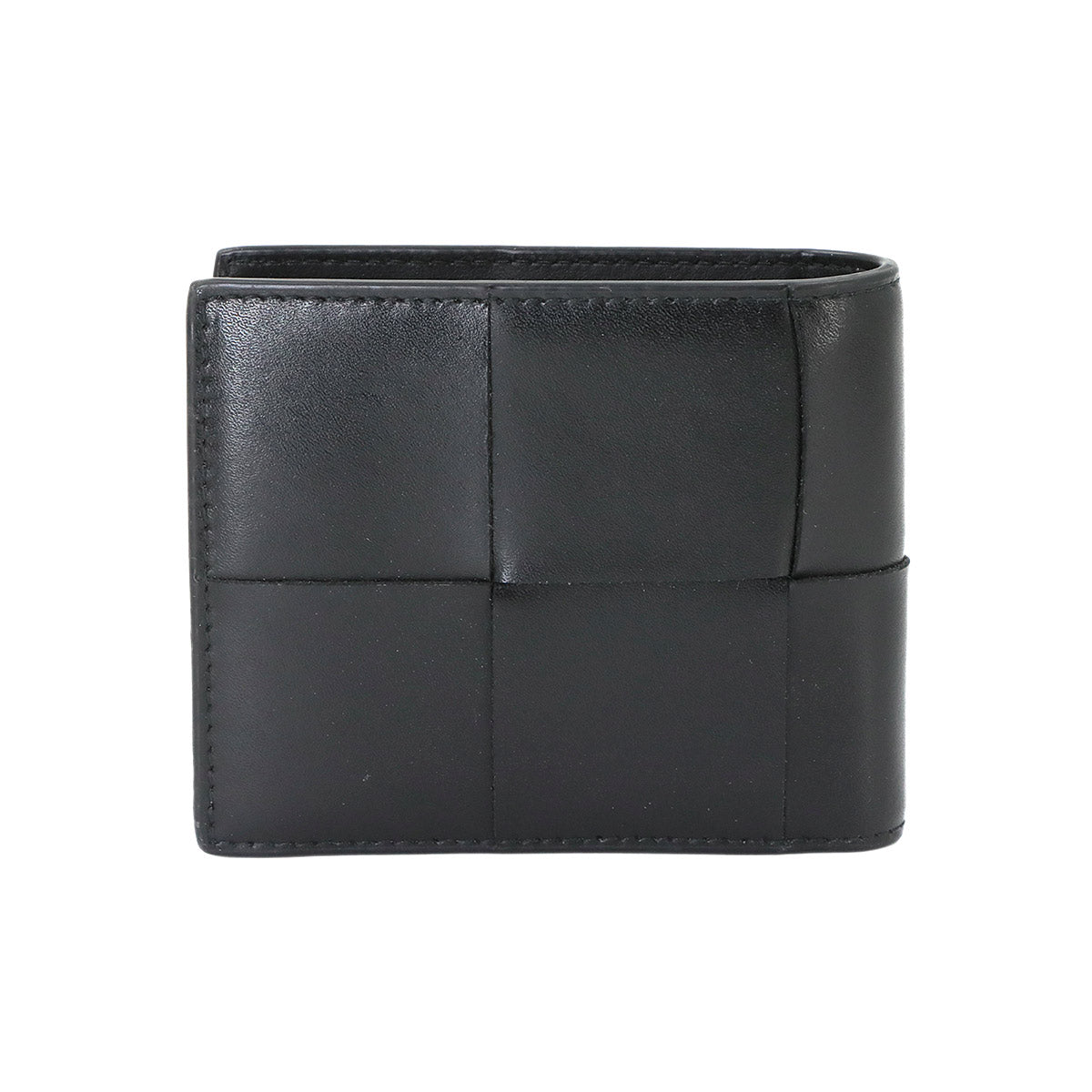Intrecciato Cassette Wallet Leather Black 749445