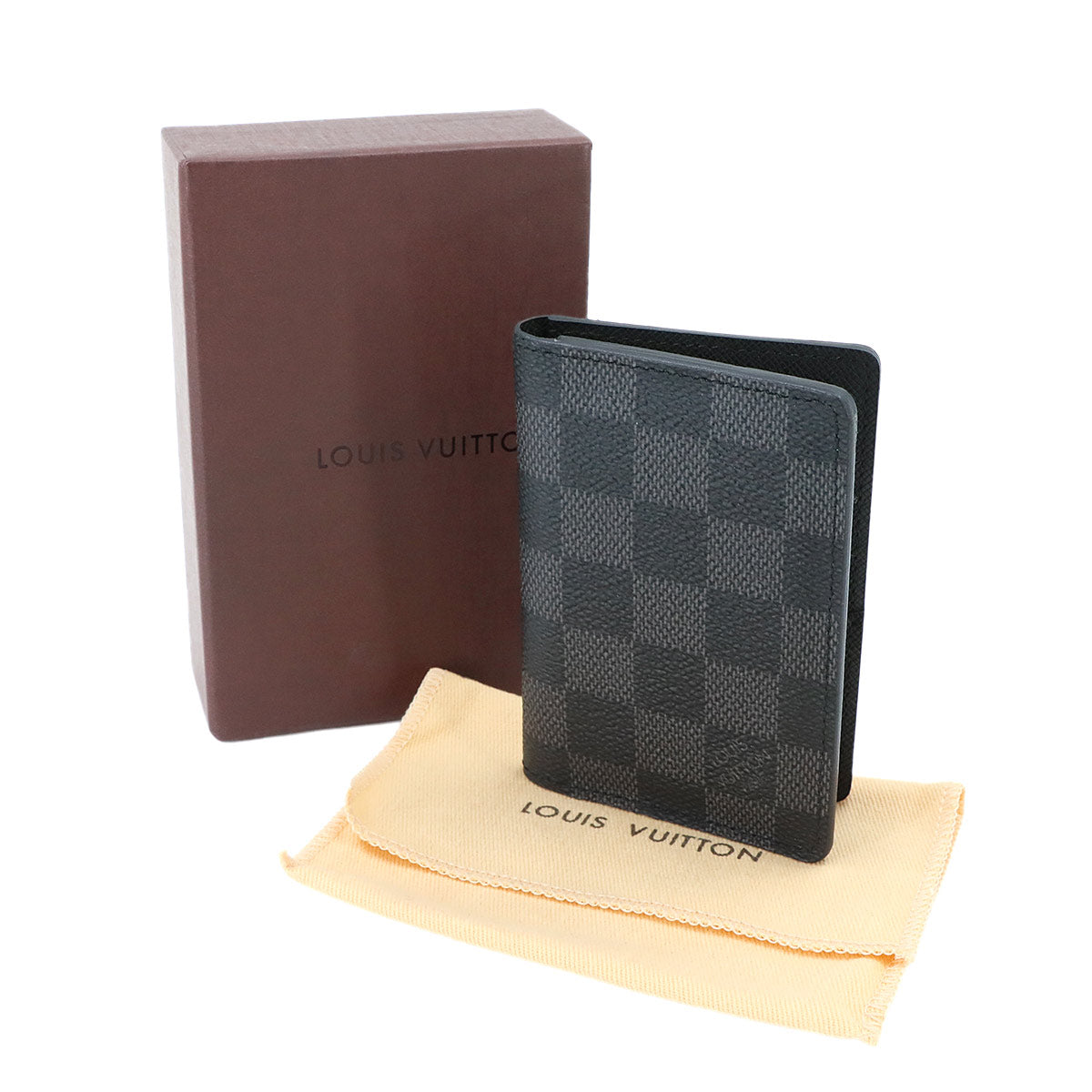 Damier Graphite Pocket Organizer Card Holder N63143