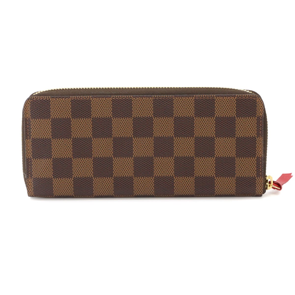 Damier Clemence Wallet Cerise N60534 Purse Brown