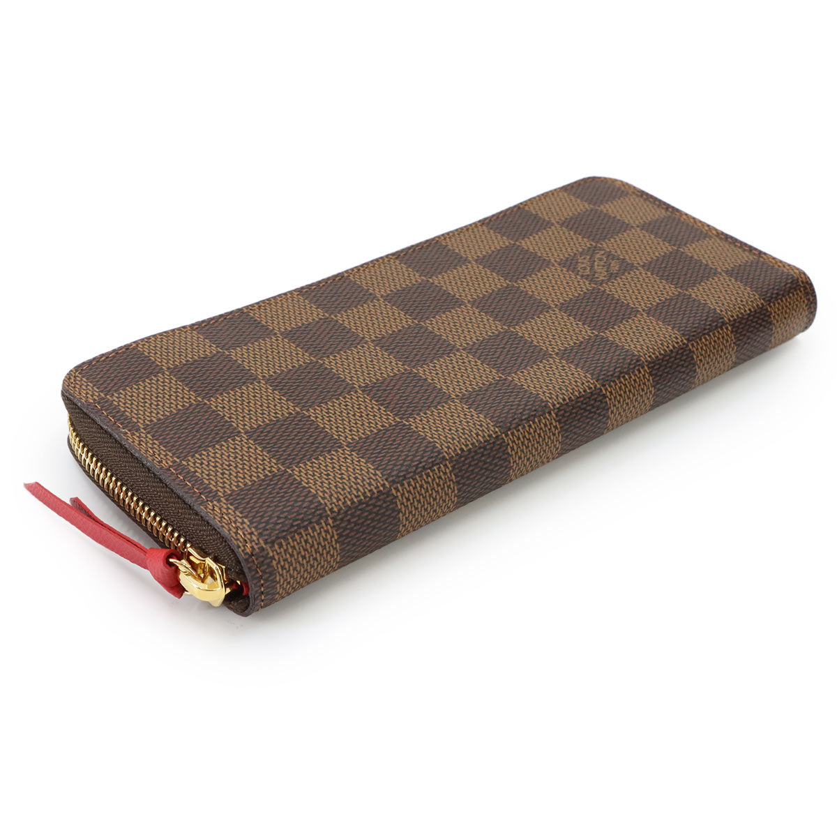 Damier Clemence Wallet Cerise N60534 Purse Brown