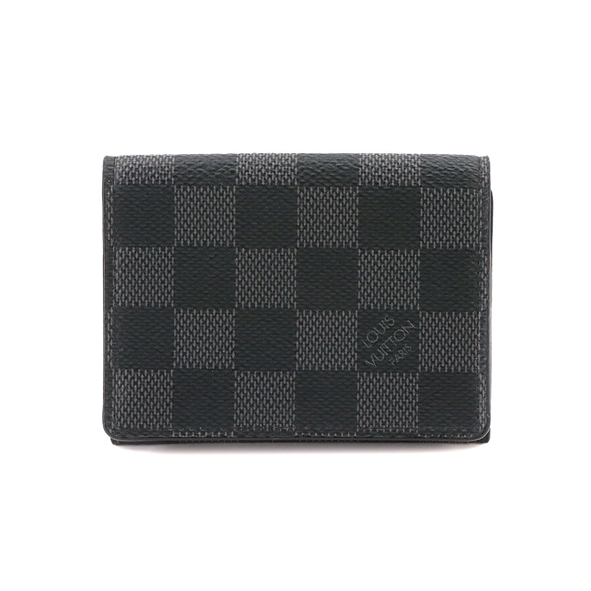 Damier Graphite Enveloppe Carte de visite Card Holder