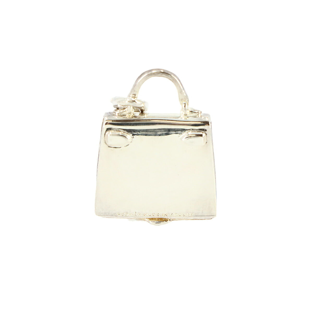 Kelly Bag Charm Pendant Top Silver