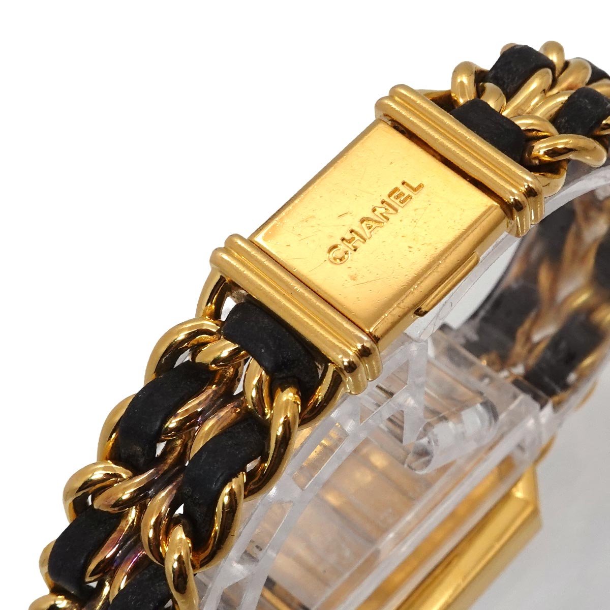 Premiere Size M H0001 Vintage Quartz Black Dial Ladies Watch
