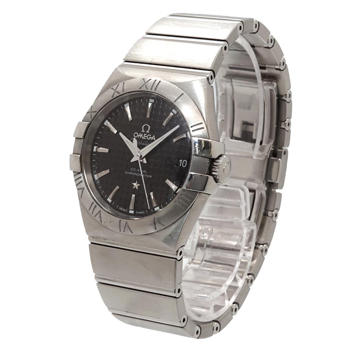 Constellation 123 10 35 20 01 002 Date Black Dial Mens Watch