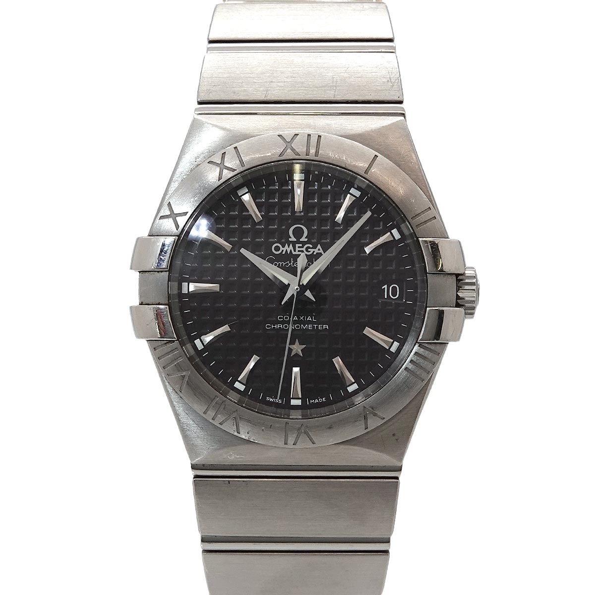 Constellation 123 10 35 20 01 002 Date Black Dial Mens Watch