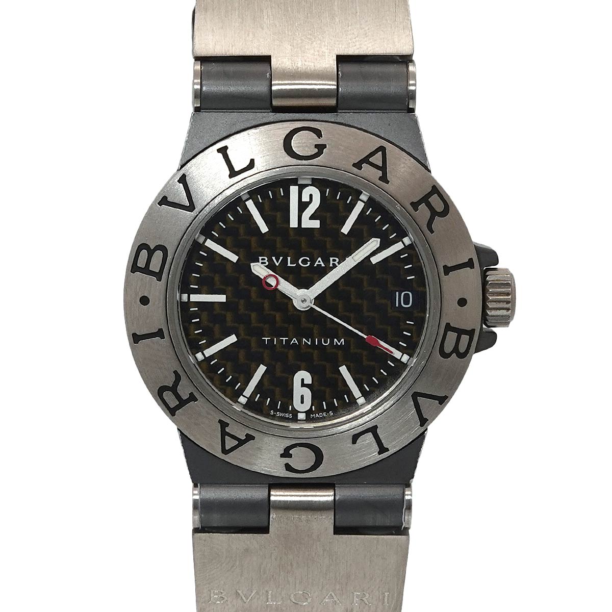 Diagono Titanium TI32TA Quarts Black Dial Boys Watch