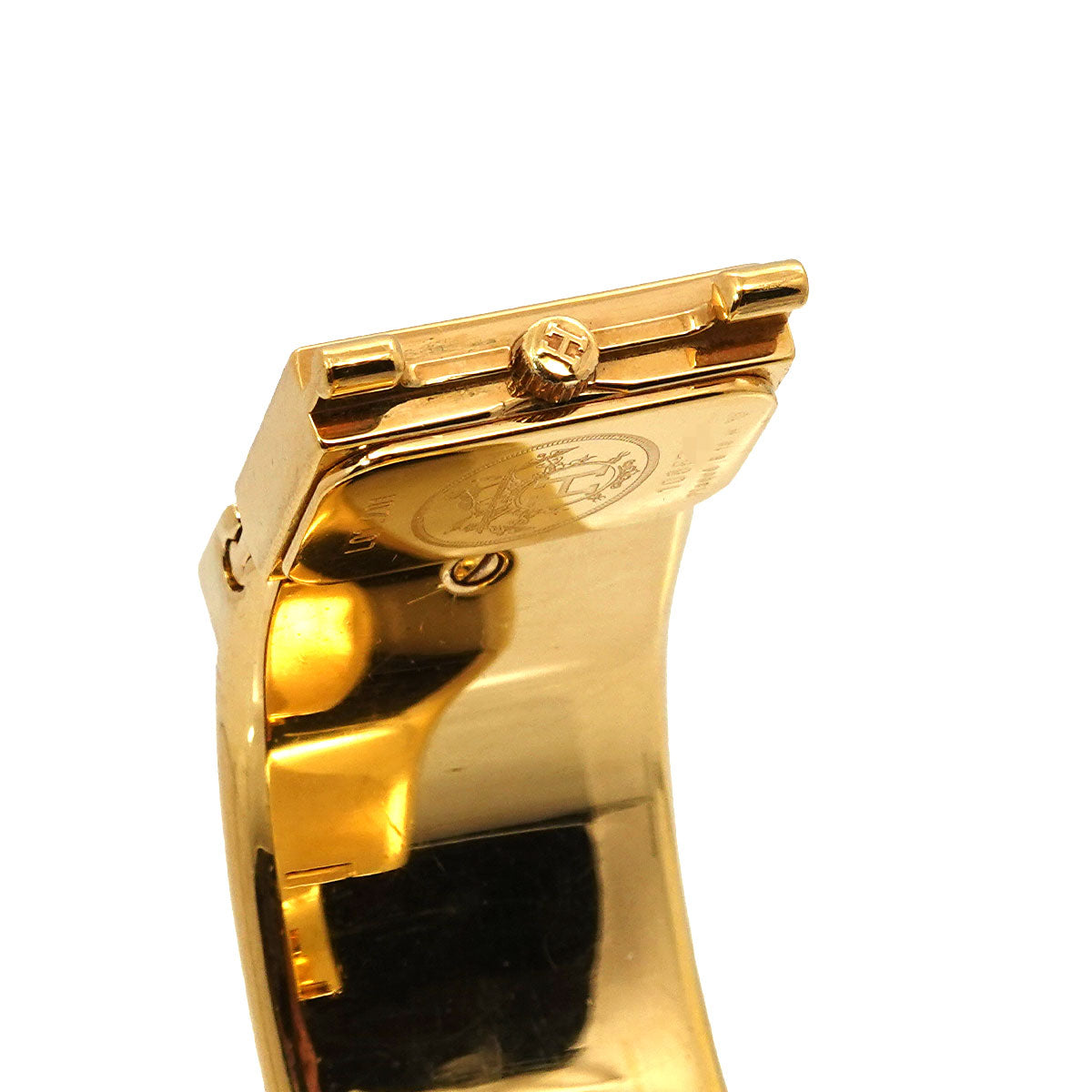 Loquet LO1.201 Quartz Gold Dial Ladies Bngle Watch