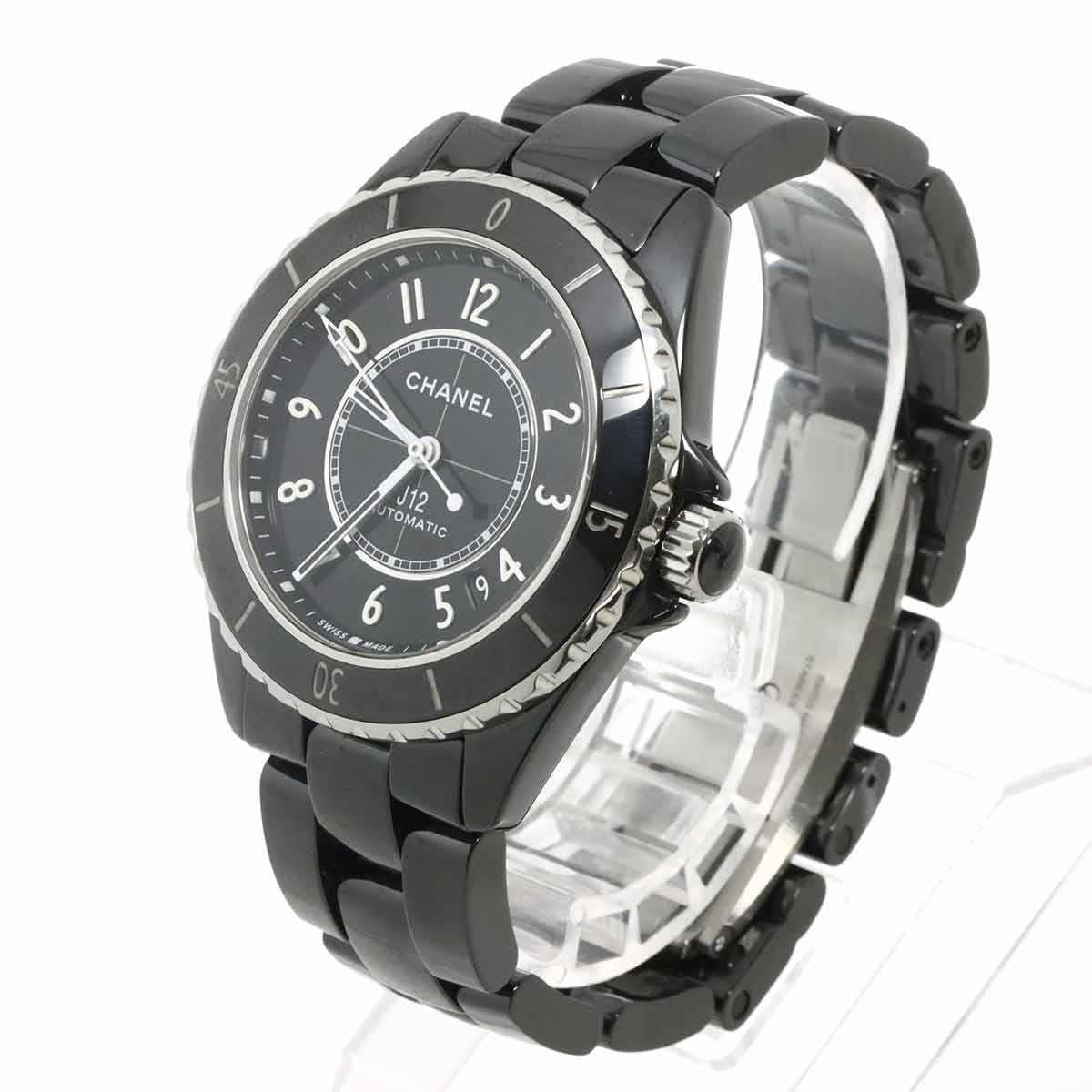 J12 H5697 Automatic Date Black Dial Mens Watch